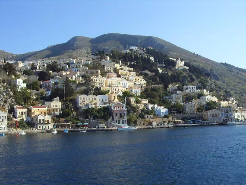 Hafenort auf Symi