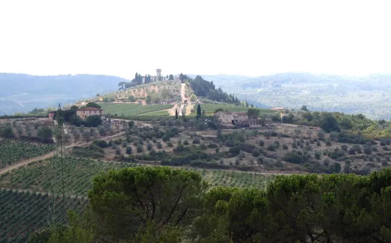 Toskana-Landschaft im Chianti