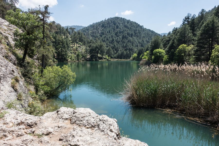 Laguna de Valdeazores en el Parque Natural de las Sierras de Cazorla, Segura y Las Villas