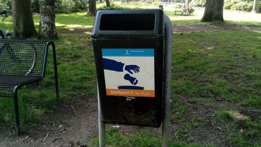 File:Gemeente Assen public rubbish bin, Assen (2019) 01.jpg