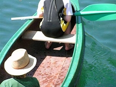 Kanufahrt auf ruhigem Wasser